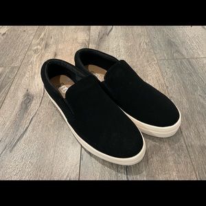 Suede Slip On Sneakers